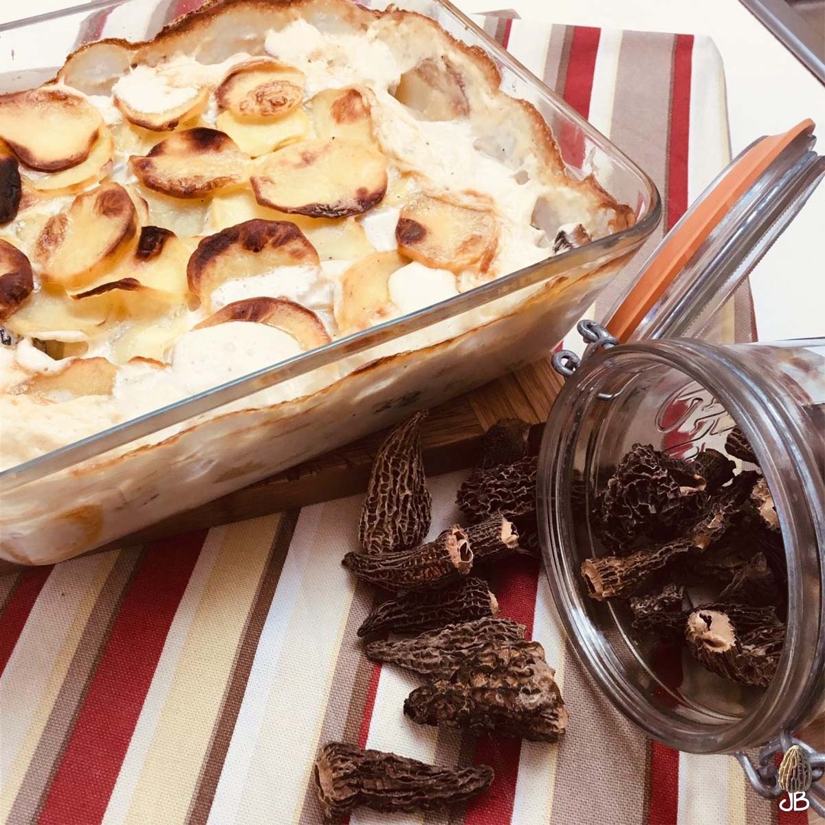 Gratin dauphinois aux morilles