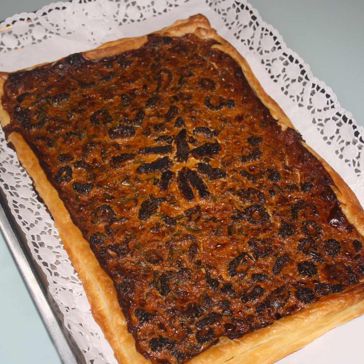 Quiche d'Hubert aux morilles du Canada