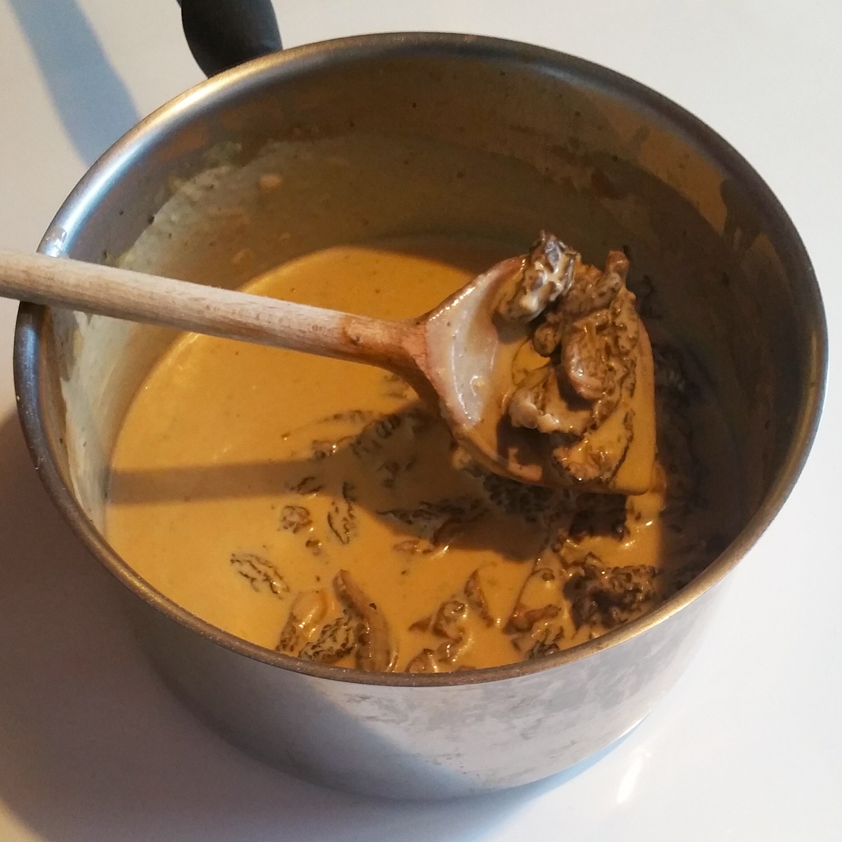 Sauce morilles à la crème 